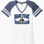 Doane Stuart Thunderchickens Thunderchickens District Women's Game V-Neck T-Shirt Front Thumbnail