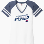 East Valley Central Bruins <span class="pdp-name-mascot">East Valley Central Middle School Bruins</span> District Women's Game V-Neck T-Shirt Front Thumbnail