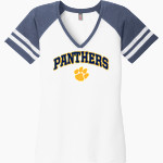 SHADE HIGH SCHOOL PANTHERS District Women's Game V-Neck T-Shirt Front Thumbnail