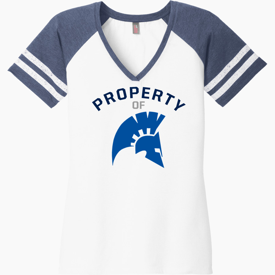 Tacoma Community College Titans <span class="pdp-name-mascot">Tacoma Community College Titans</span> District Women's Game V-Neck T-Shirt