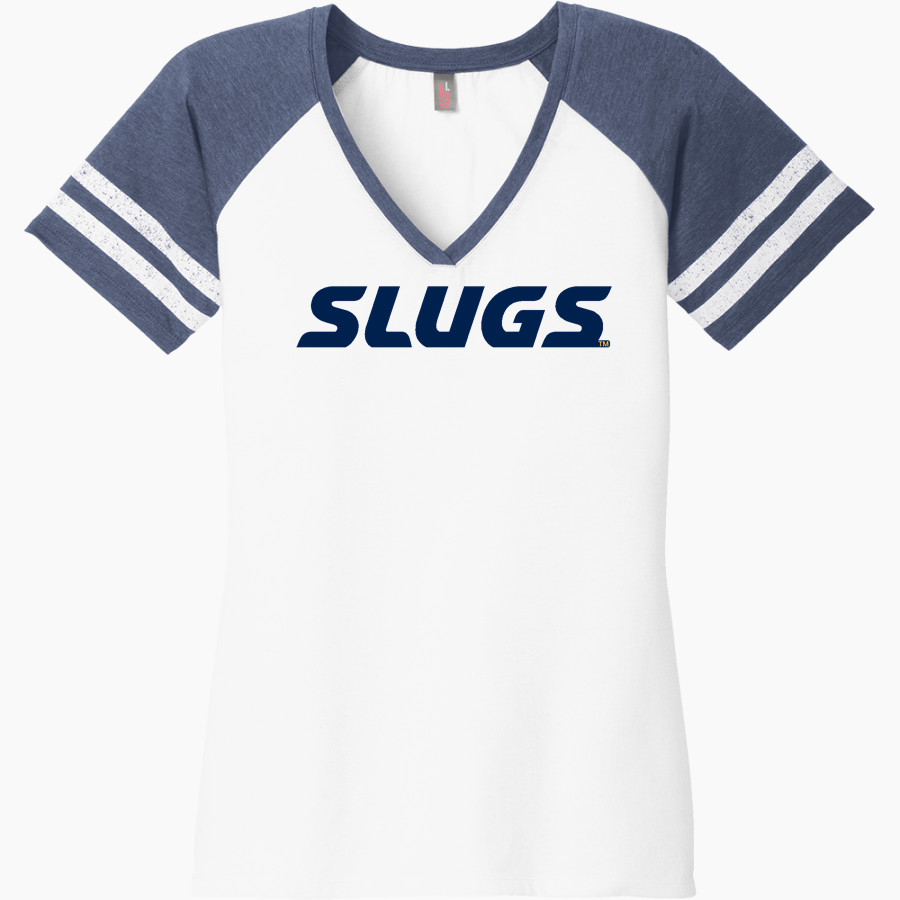 UC Santa Cruz Banana Slugs <span class="pdp-name-mascot">UC Santa Cruz Banana Slugs</span> District Women's Game V-Neck T-Shirt
