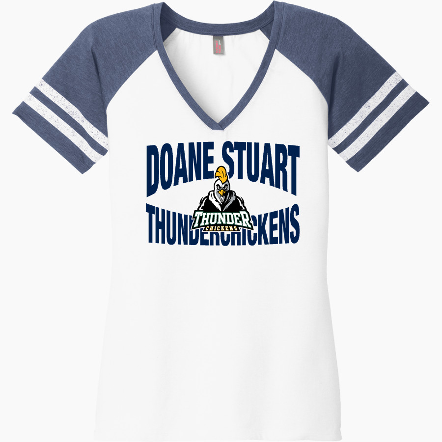 Doane Stuart Thunderchickens Thunderchickens District Women's Game V-Neck T-Shirt