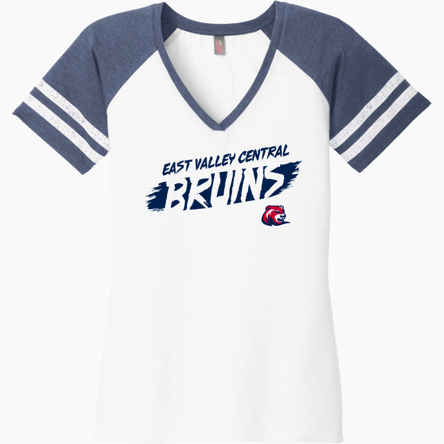 East Valley Central Bruins <span class="pdp-name-mascot">East Valley Central Middle School Bruins</span> District Women's Game V-Neck T-Shirt