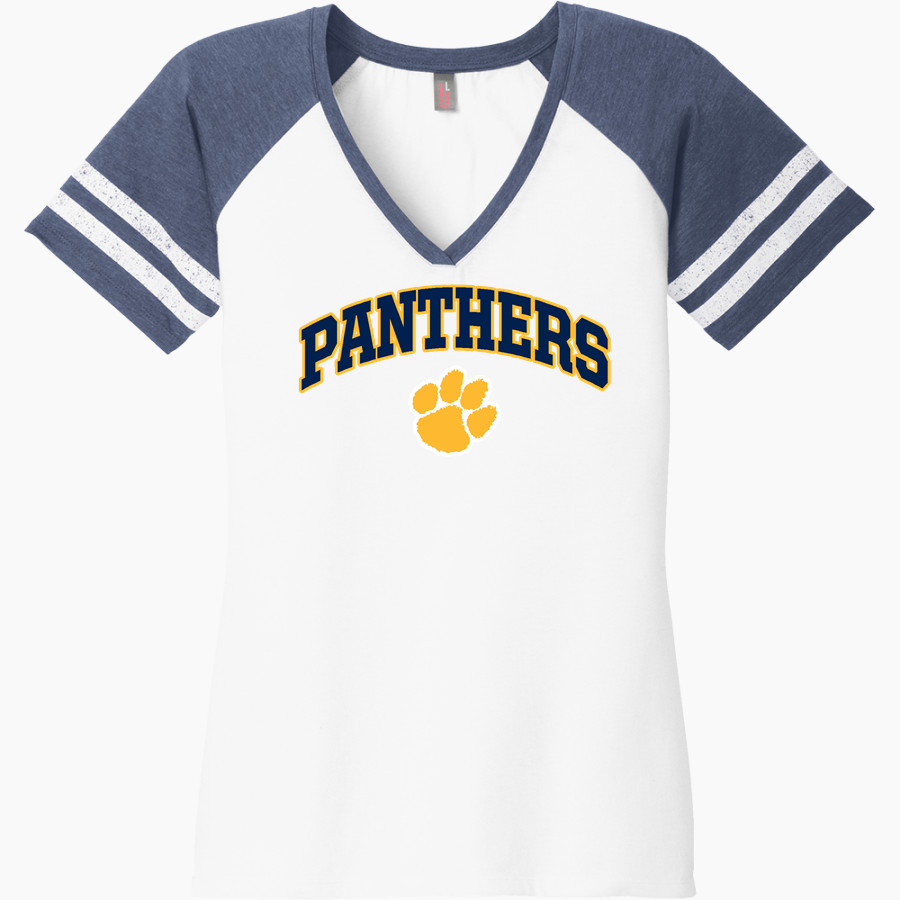 SHADE HIGH SCHOOL PANTHERS District Women's Game V-Neck T-Shirt