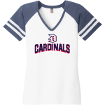 Doral Academy Cardinals <span class="pdp-name-mascot">Doral Academy of North Carolina Cardinals</span> District Women's Game V-Neck T-Shirt Front Thumbnail