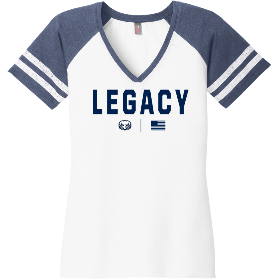 Legacy Eagles <span class="pdp-name-mascot">Legacy Charter Eagles</span> District Women's Game V-Neck T-Shirt