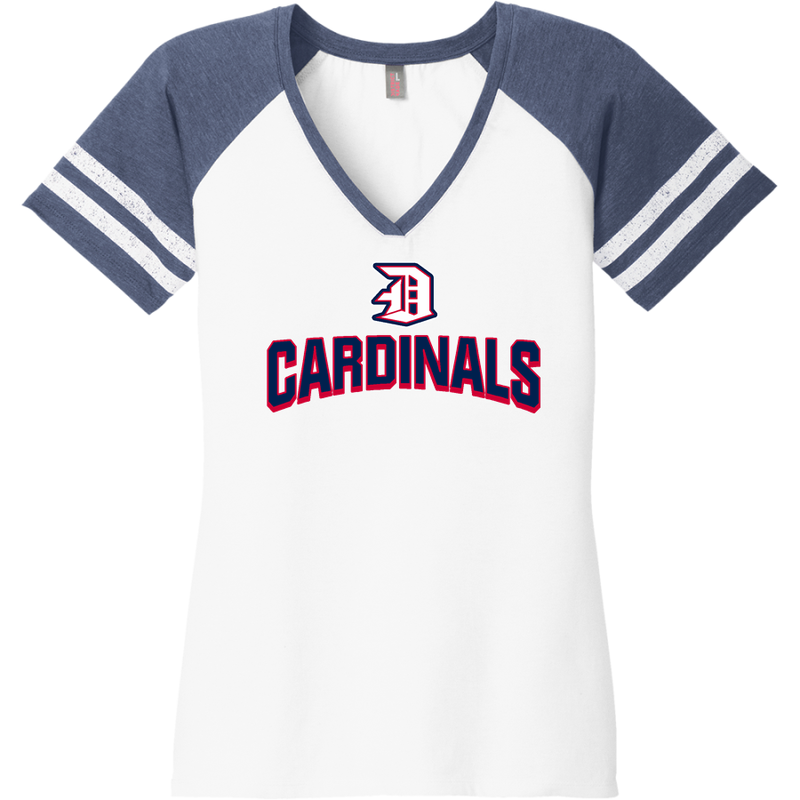 Doral Academy Cardinals <span class="pdp-name-mascot">Doral Academy of North Carolina Cardinals</span> District Women's Game V-Neck T-Shirt
