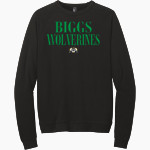 BIGGS HIGH SCHOOL WOLVERINES <span class="pdp-name-mascot">BIGGS WOLVERINES</span> District Men's Perfect Tri Fleece Crewneck Sweatshirt Front Thumbnail