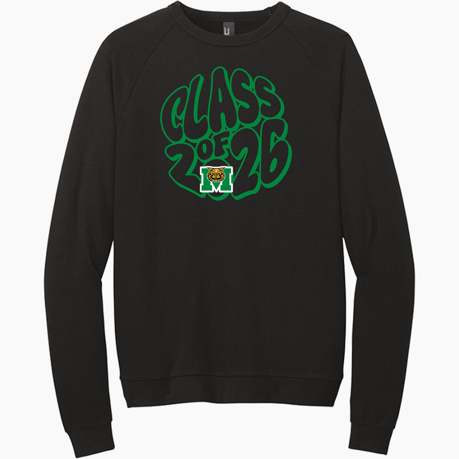 MILAN HIGH SCHOOL WILDCATS <span class="pdp-name-mascot">MILAN WILDCATS</span> District Men's Perfect Tri Fleece Crewneck Sweatshirt