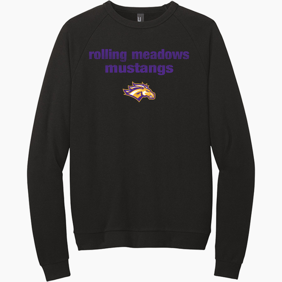 Rolling Meadows Mustangs District Men's Perfect Tri Fleece Crewneck Sweatshirt