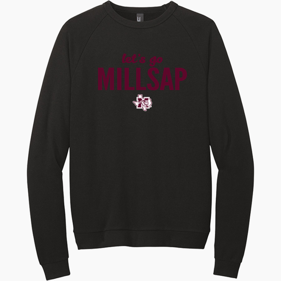 MILLSAP HIGH SCHOOL BULLDOGS <span class="pdp-name-mascot">MILLSAP BULLDOGS</span> District Men's Perfect Tri Fleece Crewneck Sweatshirt