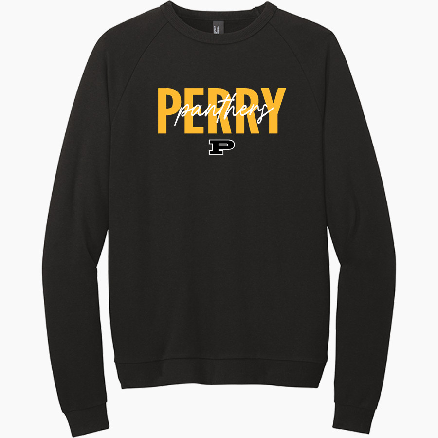 PERRY HIGH SCHOOL PANTHERS <span class="pdp-name-mascot">PERRY PANTHERS</span> District Men's Perfect Tri Fleece Crewneck Sweatshirt