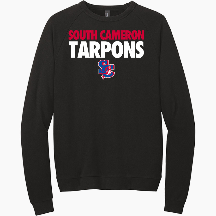 SOUTH CAMERON HIGH SCHOOL TARPONS District Men's Perfect Tri Fleece Crewneck Sweatshirt