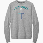 Crosspoint Christian Warriors District Men's Perfect Tri Fleece Crewneck Sweatshirt Front Thumbnail