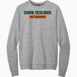 Shark Research & Conservation The Official Online Store District Men's Perfect Tri Fleece Crewneck Sweatshirt Front Thumbnail