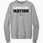 Clackamas Cavaliers District Men's Perfect Tri Fleece Crewneck Sweatshirt Front Thumbnail