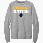 Goldsboro Cougars <span class="pdp-name-mascot">Goldsboro Cougars</span> District Men's Perfect Tri Fleece Crewneck Sweatshirt Front Thumbnail
