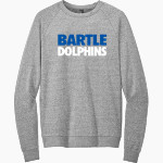BARTLE Dolphins <span class="pdp-name-mascot">BARTLE ELEMENTARY SCHOOL Dolphins</span> District Men's Perfect Tri Fleece Crewneck Sweatshirt Front Thumbnail