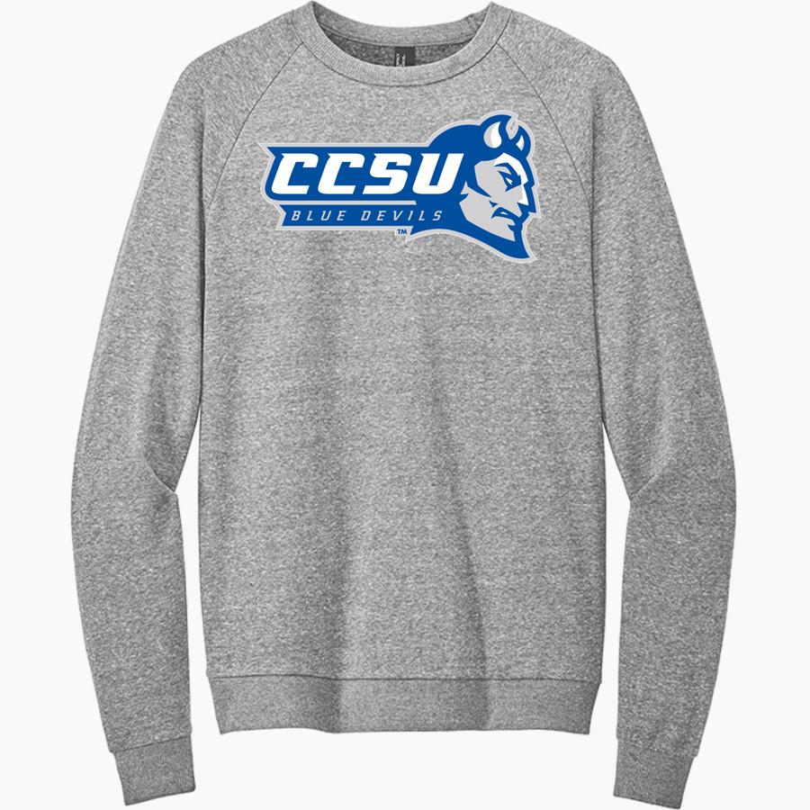 CCSU Blue Devils District Men's Perfect Tri Fleece Crewneck Sweatshirt
