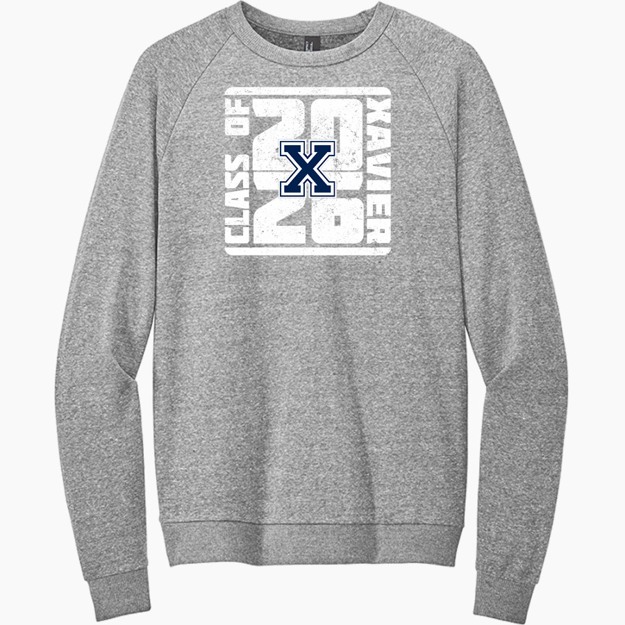 XAVIER HIGH SCHOOL HAWKS District Men's Perfect Tri Fleece Crewneck Sweatshirt