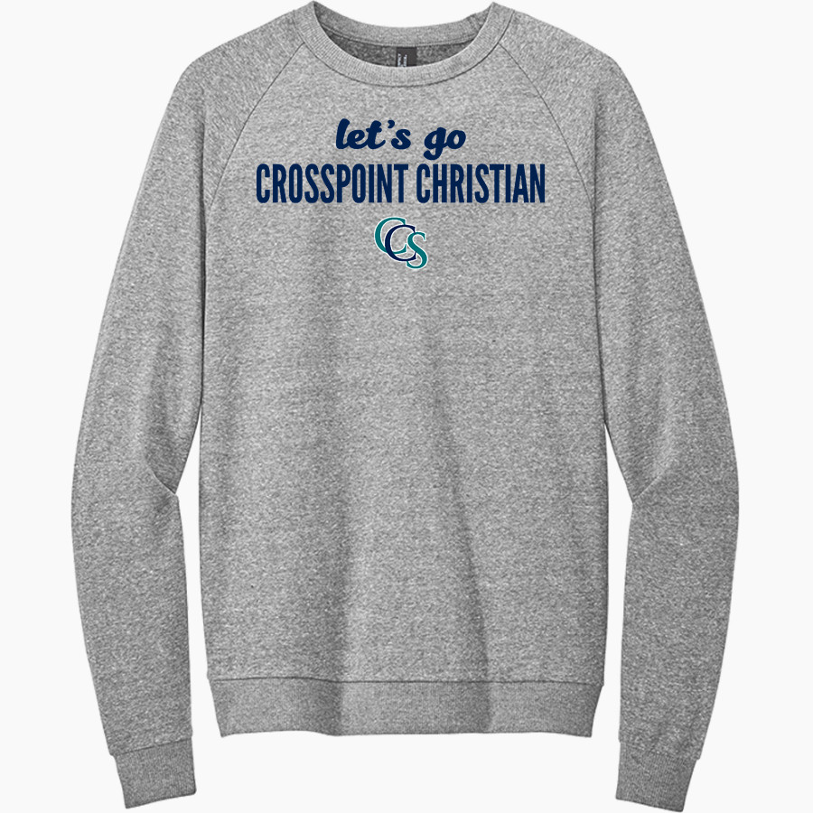 Crosspoint Christian Warriors District Men's Perfect Tri Fleece Crewneck Sweatshirt
