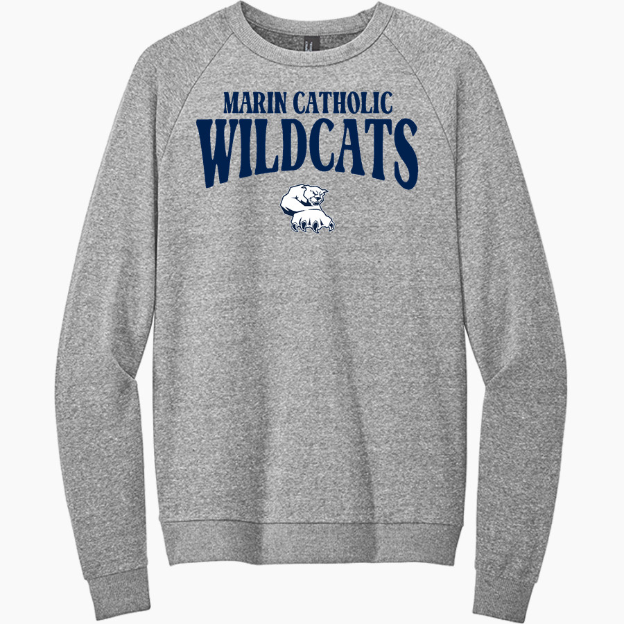 Marin Catholic Wildcats District Men's Perfect Tri Fleece Crewneck Sweatshirt