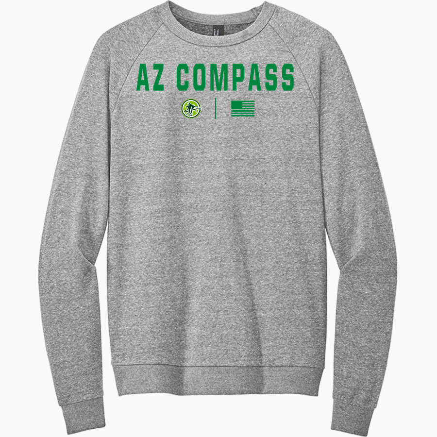 AZ Compass DRAGONS District Men's Perfect Tri Fleece Crewneck Sweatshirt
