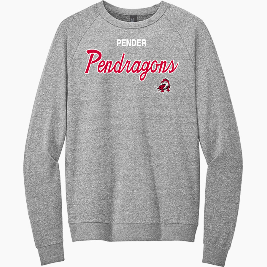 PENDER HIGH SCHOOL PENDRAGONS <span class="pdp-name-mascot">PENDER PENDRAGONS</span> District Men's Perfect Tri Fleece Crewneck Sweatshirt