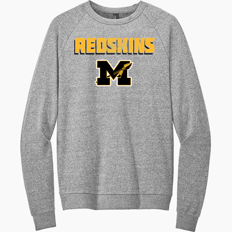 Manteo Redskins <span class="pdp-name-mascot">Manteo Redskins</span> District Men's Perfect Tri Fleece Crewneck Sweatshirt