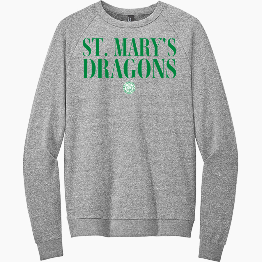 St. Mary's Dragons District Men's Perfect Tri Fleece Crewneck Sweatshirt