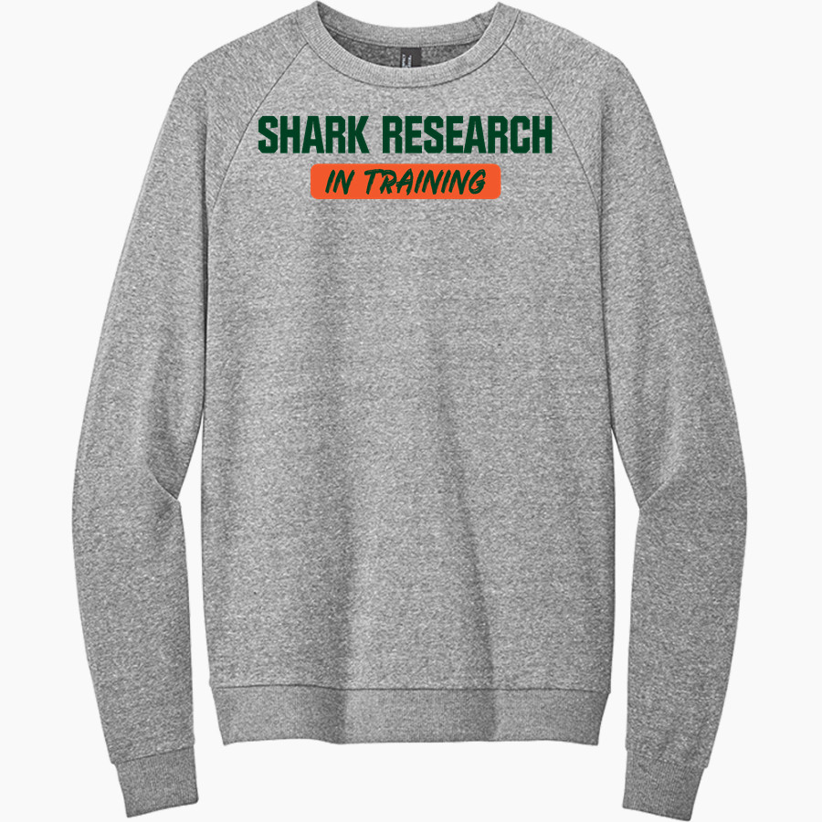 Shark Research & Conservation The Official Online Store District Men's Perfect Tri Fleece Crewneck Sweatshirt