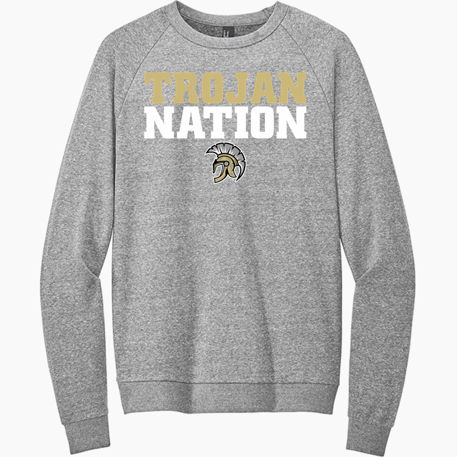 HOT SPRINGS HIGH SCHOOL TROJANS <span class="pdp-name-mascot">HOT SPRINGS TROJANS</span> District Men's Perfect Tri Fleece Crewneck Sweatshirt