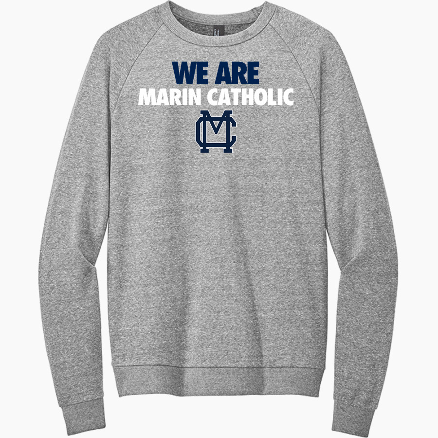 Marin Catholic Wildcats District Men's Perfect Tri Fleece Crewneck Sweatshirt