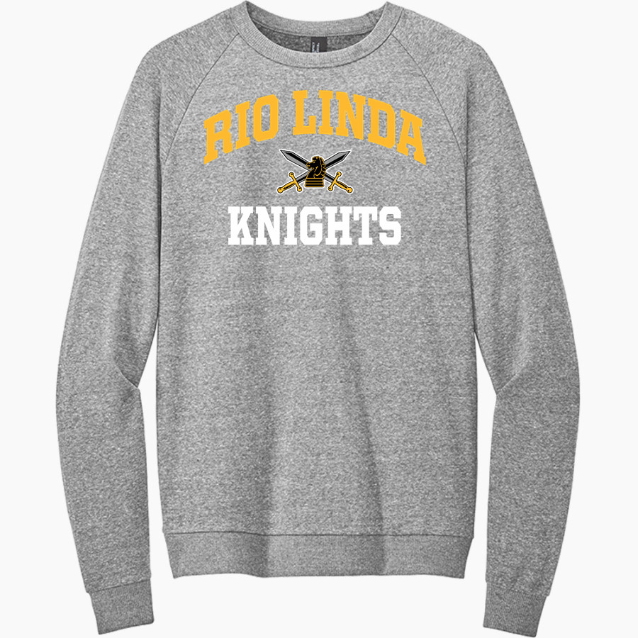 RIO LINDA HIGH SCHOOL KNIGHTS <span class="pdp-name-mascot">RIO LINDA KNIGHTS</span> District Men's Perfect Tri Fleece Crewneck Sweatshirt