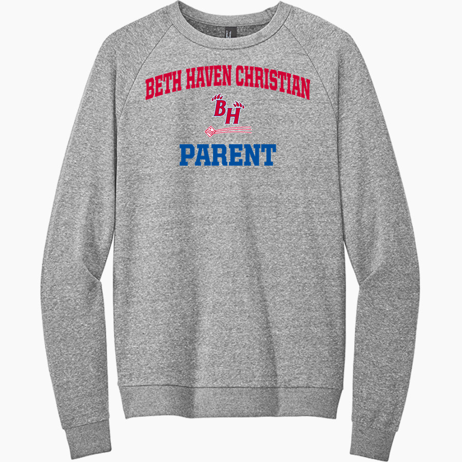 BETH HAVEN CHRISTIAN School Online Apparel Store District Men's Perfect Tri Fleece Crewneck Sweatshirt