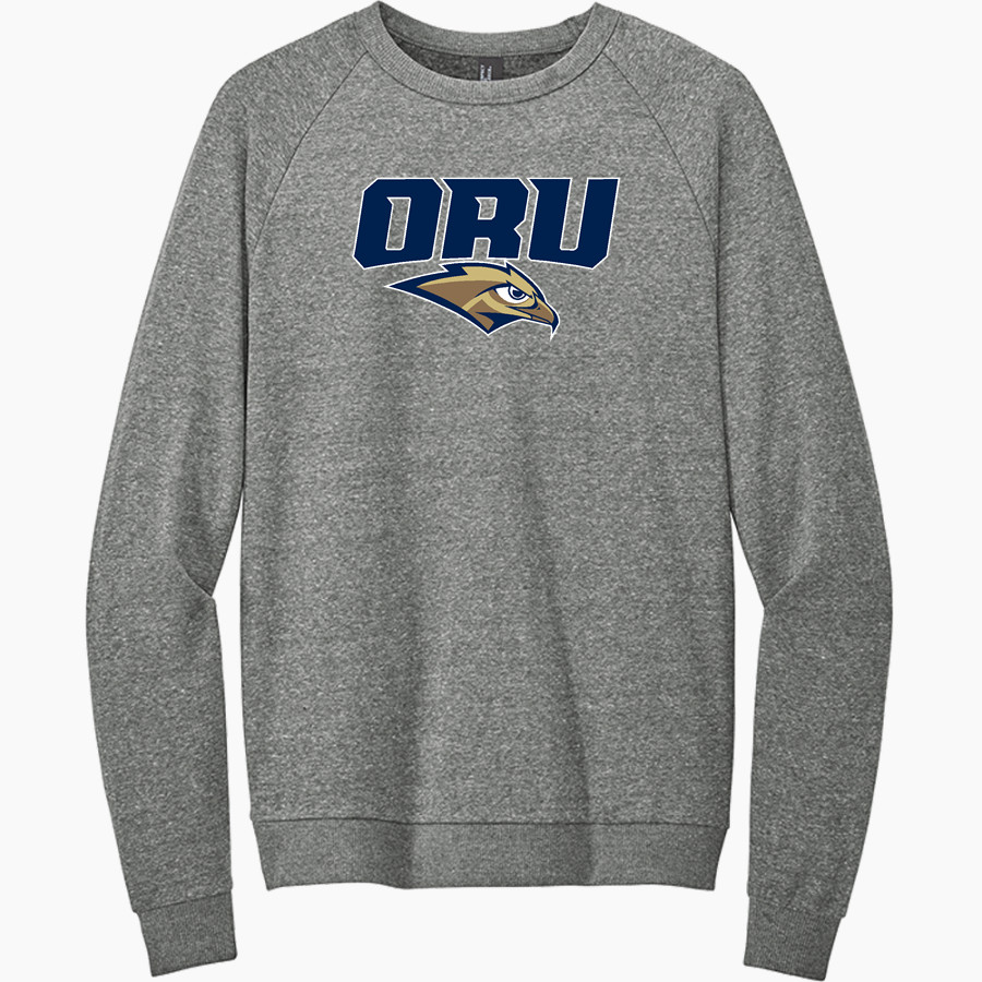 Oral Roberts Golden Eagles <span class="pdp-name-mascot">Oral Roberts Golden Eagles</span> District Men's Perfect Tri Fleece Crewneck Sweatshirt