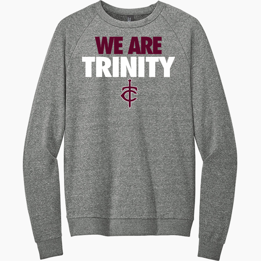 Trinity Warriors <span class="pdp-name-mascot">Trinity Christian Warriors</span> District Men's Perfect Tri Fleece Crewneck Sweatshirt