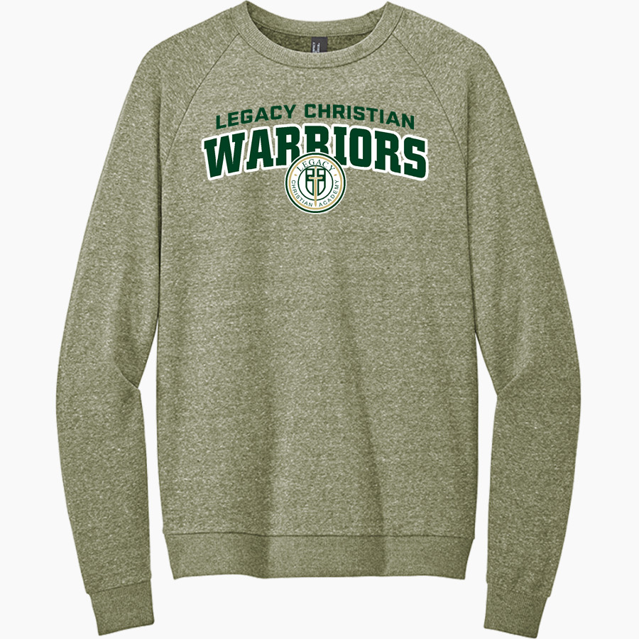 LEGACY CHRISTIAN WARRIORS District Men's Perfect Tri Fleece Crewneck Sweatshirt