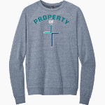 Crosspoint Christian Warriors District Men's Perfect Tri Fleece Crewneck Sweatshirt Front Thumbnail