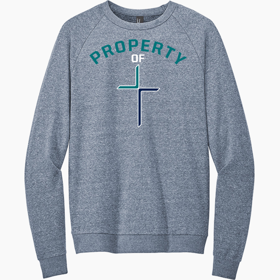 Crosspoint Christian Warriors District Men's Perfect Tri Fleece Crewneck Sweatshirt