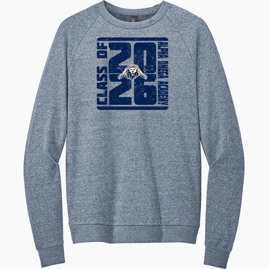 ALPHA OMEGA ACADEMY LIONS <span class="pdp-name-mascot">ALPHA OMEGA ACADEMY LIONS</span> District Men's Perfect Tri Fleece Crewneck Sweatshirt