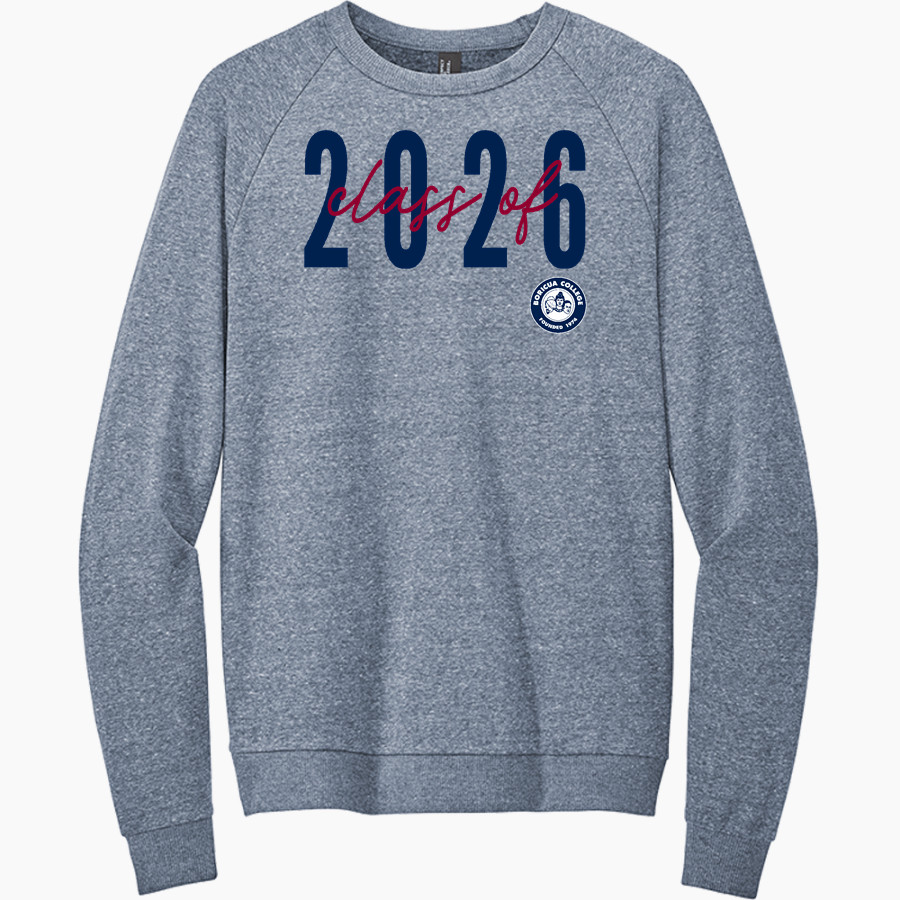 Boricua College District Men's Perfect Tri Fleece Crewneck Sweatshirt