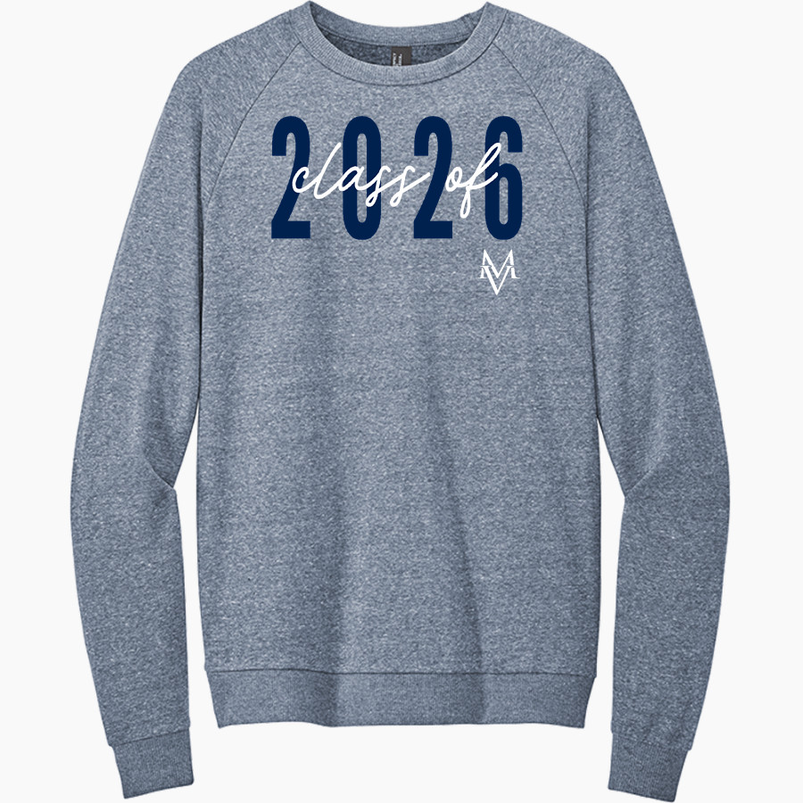 Mount Vernon School Mustangs <span class="pdp-name-mascot">Mount Vernon Mustangs</span> District Men's Perfect Tri Fleece Crewneck Sweatshirt