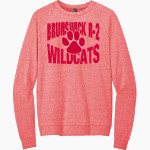 BRUNSWICK R-2 HIGH SCHOOL WILDCATS District Men's Perfect Tri Fleece Crewneck Sweatshirt Front Thumbnail