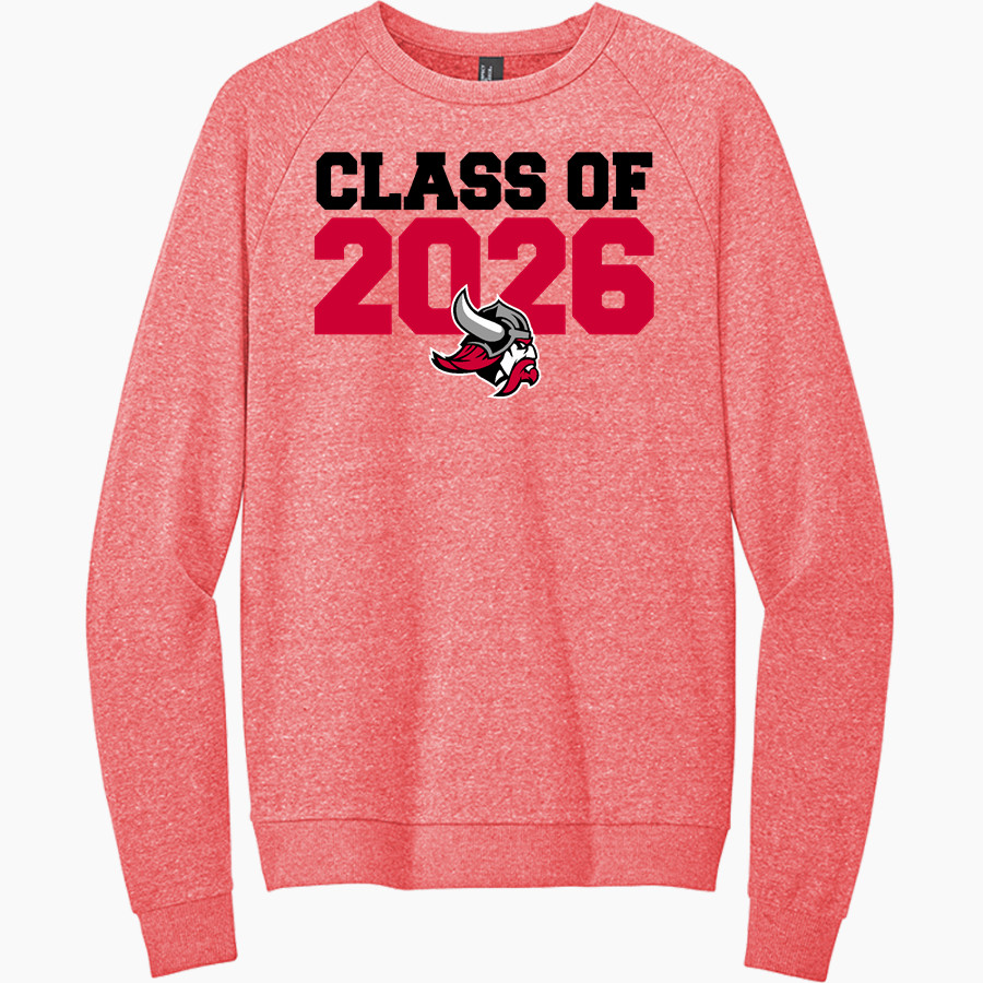 La Jolla Vikings District Men's Perfect Tri Fleece Crewneck Sweatshirt