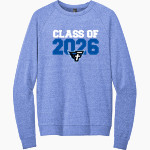 Faulkner University Eagles <span class="pdp-name-mascot">Faulkner University Eagles</span> District Men's Perfect Tri Fleece Crewneck Sweatshirt Front Thumbnail