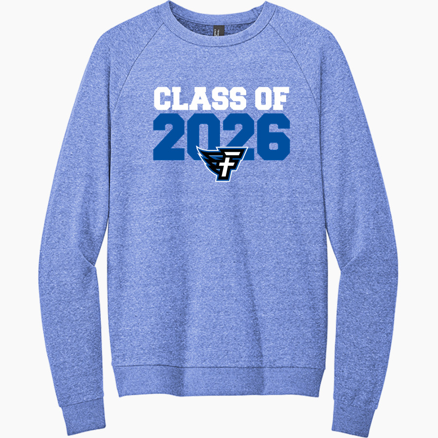 Faulkner University Eagles <span class="pdp-name-mascot">Faulkner University Eagles</span> District Men's Perfect Tri Fleece Crewneck Sweatshirt