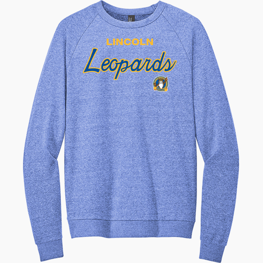 Lincoln Leopards District Men's Perfect Tri Fleece Crewneck Sweatshirt