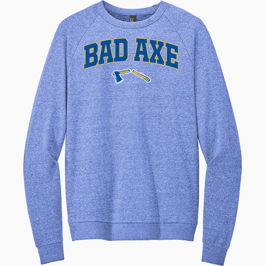 BAD AXE HIGH SCHOOL HATCHETS <span class="pdp-name-mascot">BAD AXE HATCHETS</span> District Men's Perfect Tri Fleece Crewneck Sweatshirt