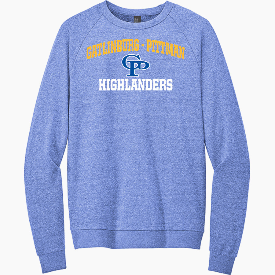 GATLINBURG-PITTMAN HIGH SCHOOL HIGHLANDERS <span class="pdp-name-mascot">GATLINBURG - PITTMAN HIGHLANDERS</span> District Men's Perfect Tri Fleece Crewneck Sweatshirt